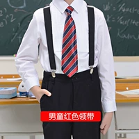 Красный галстук для мальчиков