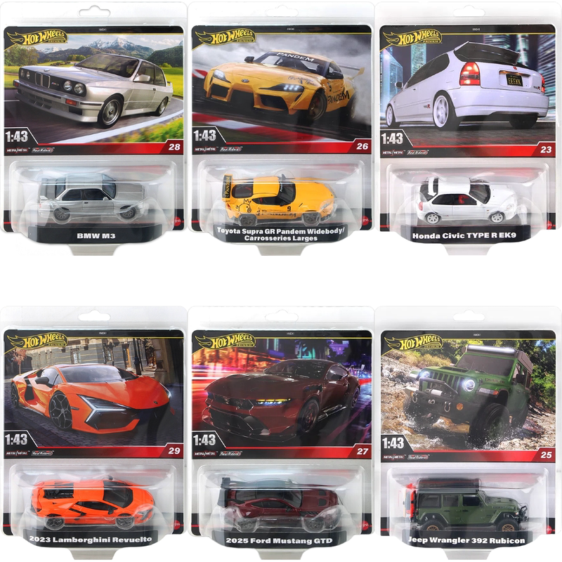 Hot Wheels Hmd41 1:43 Series Toyota Speedmaster Lamborghini Civic Ek9 Wrangler Alloy Car Model Hot Wheels Hmd41 1:43 Series Toyota Speedmaster Lamborghini Civic Ek9 Wrangler Alloy Car Model