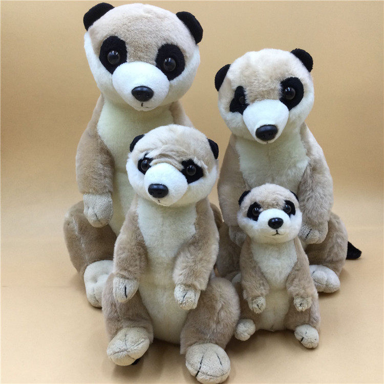 Foreign trade tail single simulation wild animal Meerkat Plush toy doll