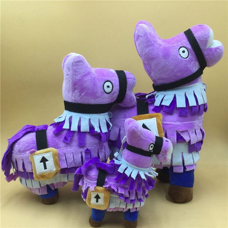 Foreign trade tail single purple grass mud horse Alpaca doll Plush toys Lamb doll gifts