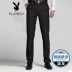 Playboy Summer Ice Silk Thin Korea Slim Fit Quần Business Suit Quần âu Quần nam chính thức - Suit phù hợp Suit phù hợp