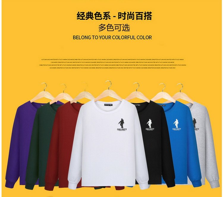 Áo thun nam tay dài cotton cộng với phân bón XL cổ tròn áo thun rộng rãi áo mỏng phần mùa thu quần áo béo chất béo thời trang nam