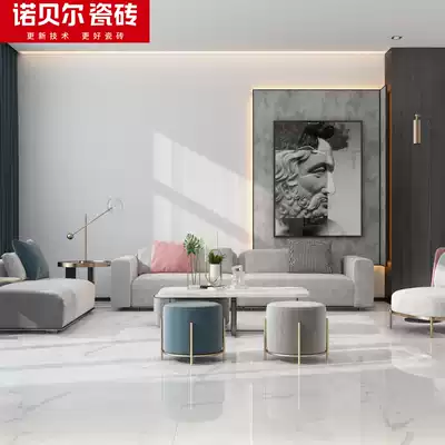 Nobel tile marble tile 800x800 modern minimalist Nordic design living room