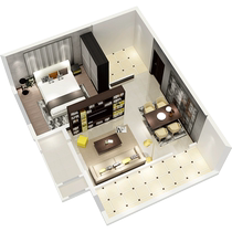 Boloni overall home decoration package new house decoration decoration design renderings