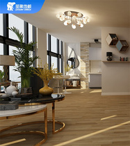 A Shengxiang Floorings new three-layer solid wood composite wear-resistant oak home light-colored buckle living room lock wood floor