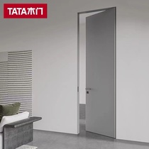 TATA wooden door custom interior door minimalist bedroom door set door home aluminum alloy frameless door