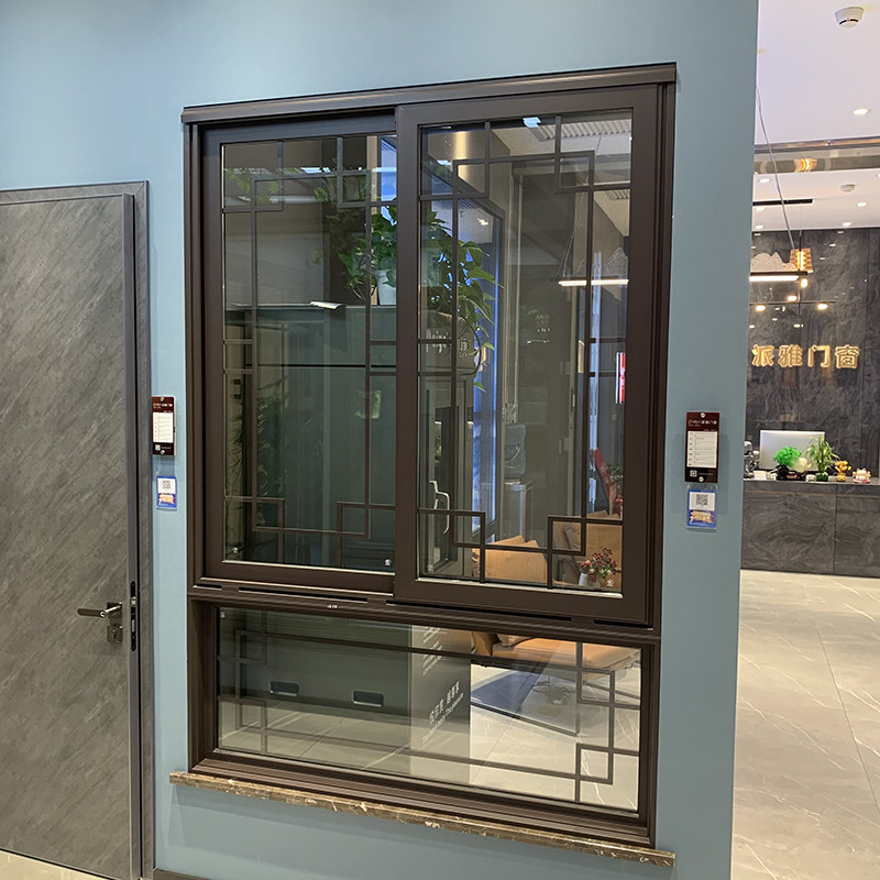 Pija Push-and-pull Windows Full House Custom Insulation Soundproof Anti-Wind Pressure Modern Minima Narrow Side Triple Rail Belt SCREEN-Taobao