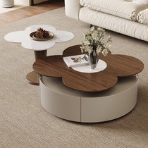 Dongfangxin living room coffee table 2024 new high-end light luxury small apartment tea table household small tea table balcony cream style