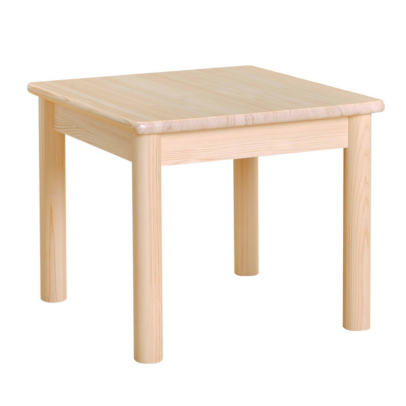 Pine Castle kingdom wood classic children's small square table Handmade table