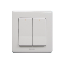 Philips Switch Socket Panel Oree White Wall Power Socket Panel Double Open Single Control Switch