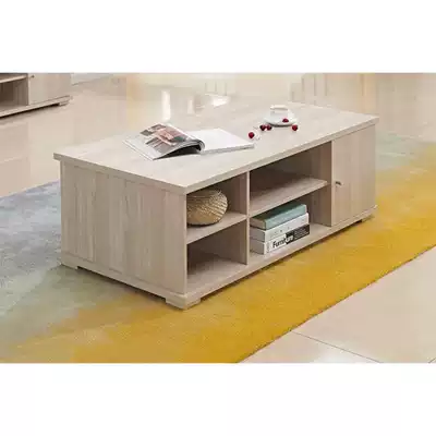 Quanyou small and medium-sized apartment wood color simple modern living room coffee table 70567 self-mention 7