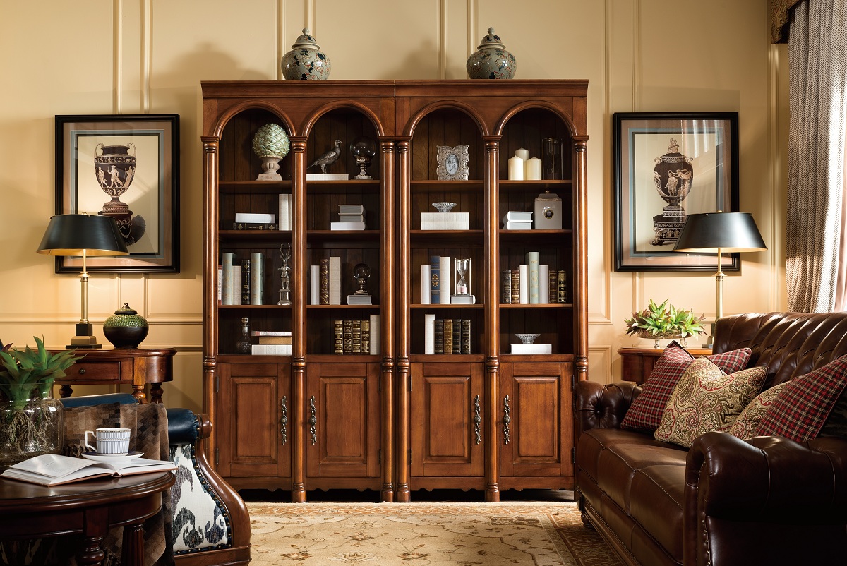 Canaan Olive Tree Art Combination Bookcase American Neoclassical Actually Home