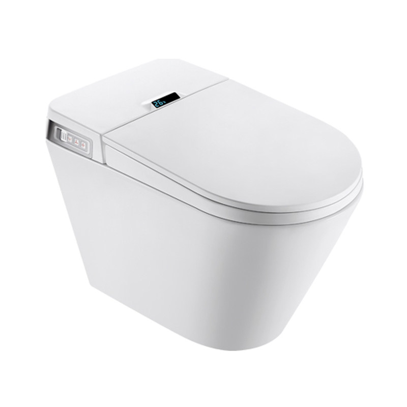 Dongpeng sanitary smart toilet series 8261 digital temperature and warm sensible foot flushing water