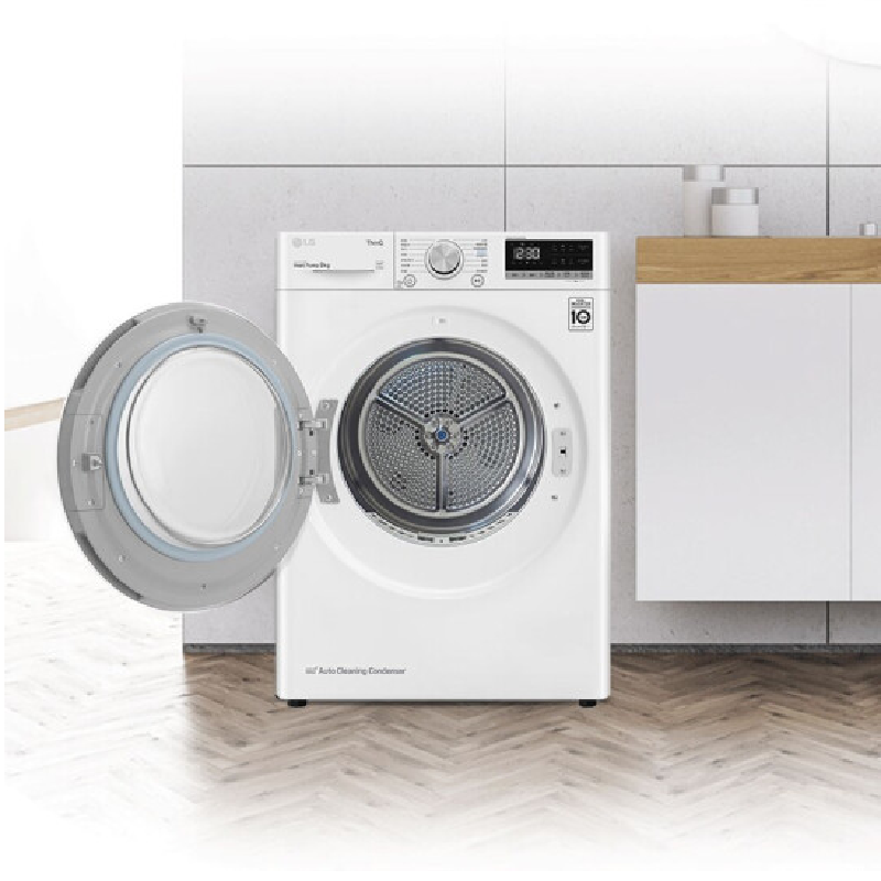 LG RC90V9AV2W 9kg dual frequency heat pump tumble dryer healthy sterilization imported from Korea