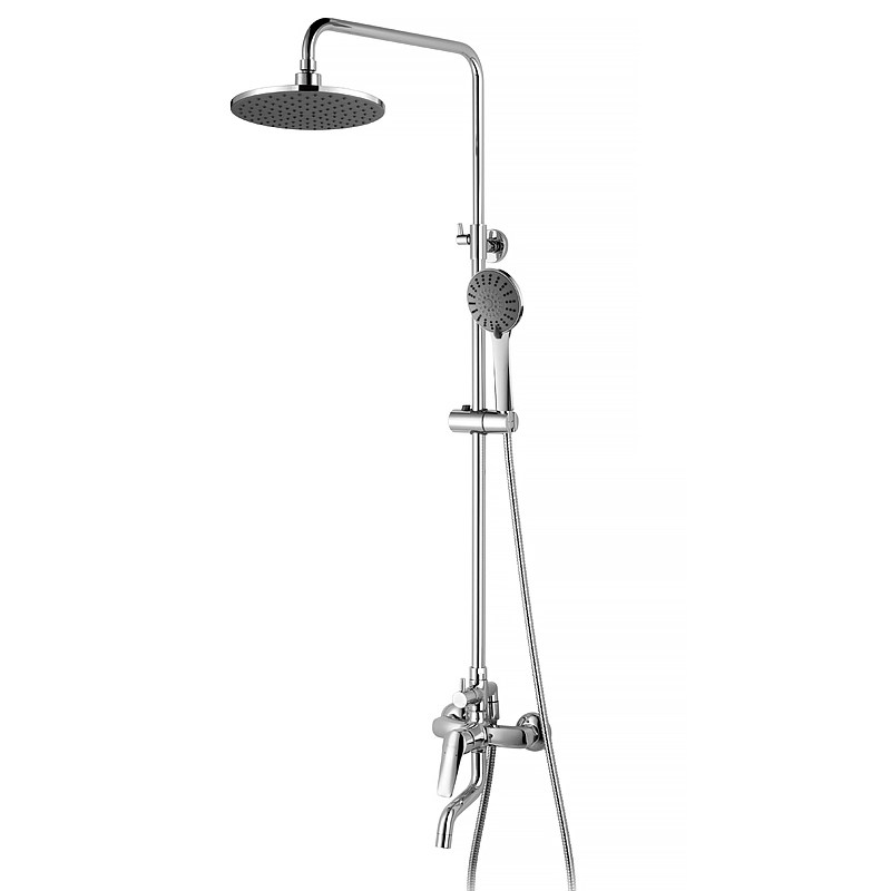 Chinese art bathroom triple functional shower with large shower head