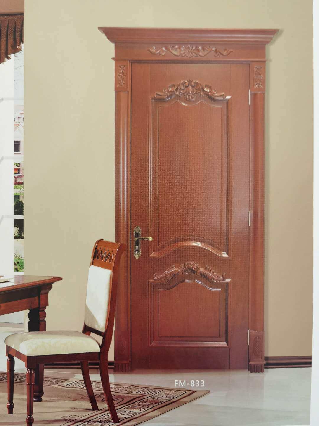 The Forfull Gate FM-833 log door to the door.