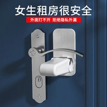Safety lock for girls living alone without punching good door blocker for single apartment door lock artifact door lock for staying in hotel