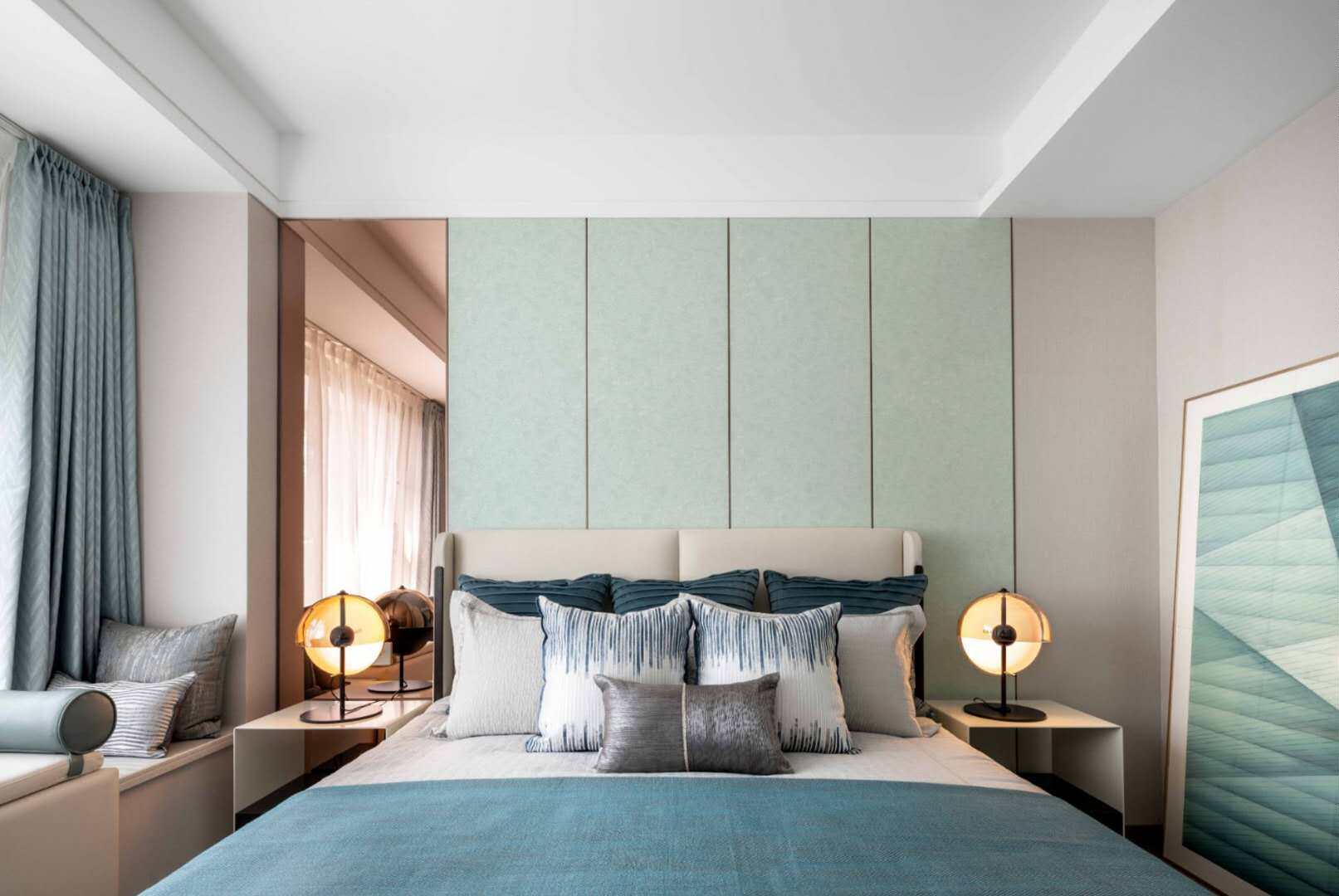 The lead embroidered