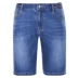 Thời trang nam Camel mùa hè Quần short denim giản dị được giặt thẳng Quần nam mid-up - Quần jean quần nam đẹp Quần jean