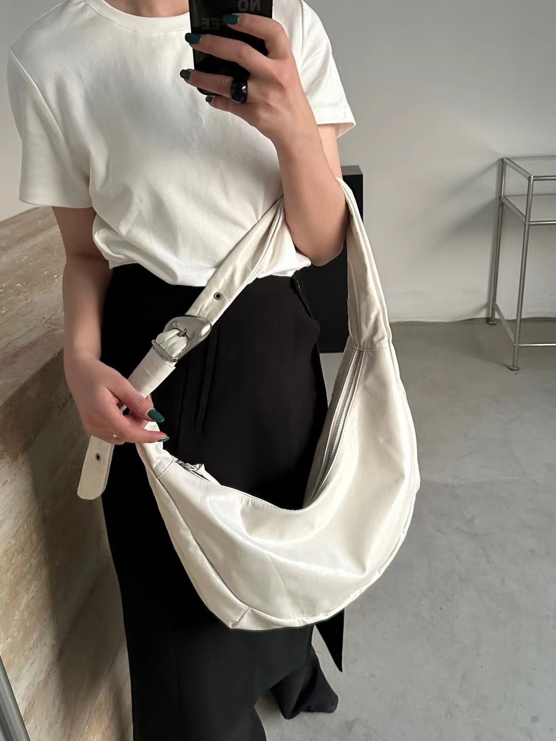 Borsa a tracolla da donna in morbida pelle, stile casual, da pendolare, grande capacità, stile gnocco_voghion.com
