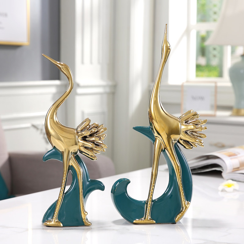 Minimalist modern ceramic Home Decorative Products Living Room Genguan Closet Furnishing Nordic Style Creative Flarebird Pendulum