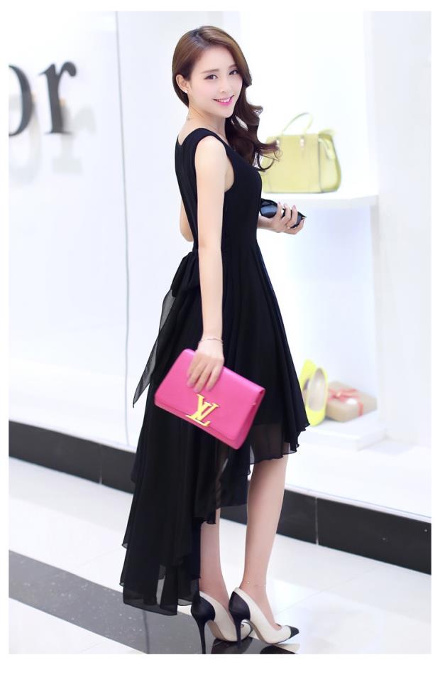 Mùa hè 2018 mới bất thường đi biển váy đầm xòe ngắn váy voan ngắn dài váy boho đầm hoa dài