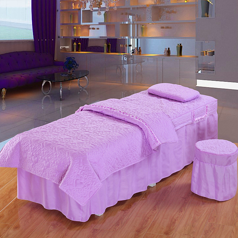 Bộ chăn ga gối đẹp bốn bộ ga trải giường spa đẹp