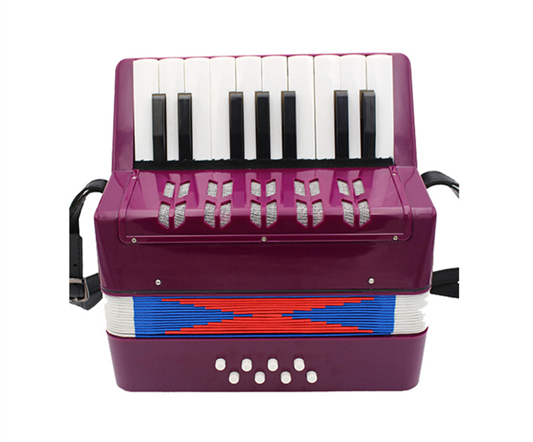 Xuất khẩu Hà Lan accordion chuyên nghiệp trẻ em mới bắt đầu 17 phím 8 bass câu đố giáo dục sớm nhạc cụ đồ chơi lớn shop đồ chơi