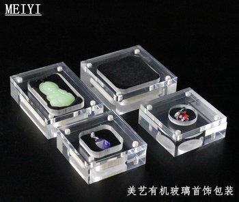 Diamond price box crystal plexiglass jewelry