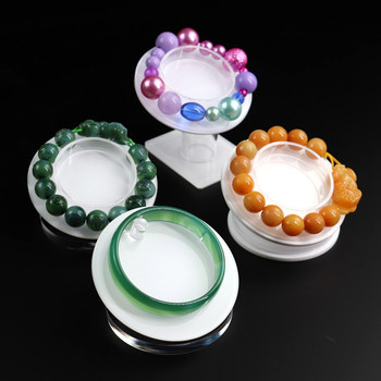 Plexiglas bracelet display stand jade beads bracelet