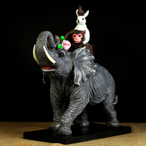 Tantric Buddha hall supplies 36 cm Tibetan harmony four Ruibao ornaments Buddha front pendulum Elephant Treasure Harmony four Ruibao Tibetan biography