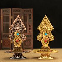 Tantric Buddhism Copper Alloy Flower Fruit Doma Eater Nepal Butter Flower Collector Collection Tantric instruments Buddha Hall