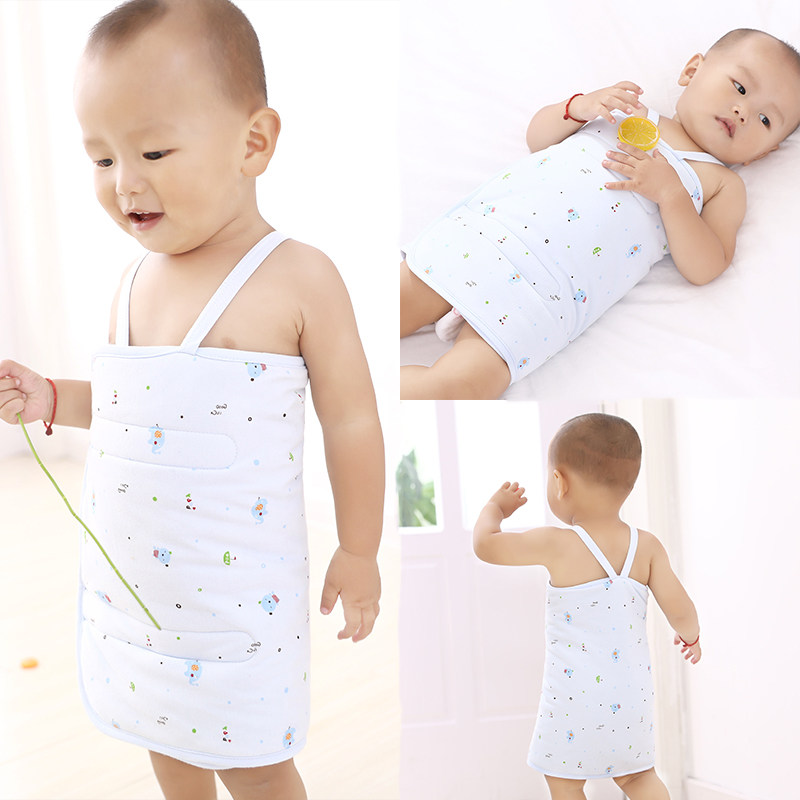 Baby pure cotton belly protection baby boy care belly button anti-kick quilted by kid warm and belly autumn winter thickened