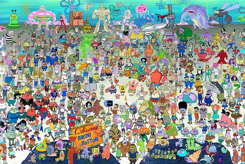 Wooden puzzle 1000 pieces animated cartoon adult puzzle 500 Adult children Decompression Creativity 300 Gift to send people