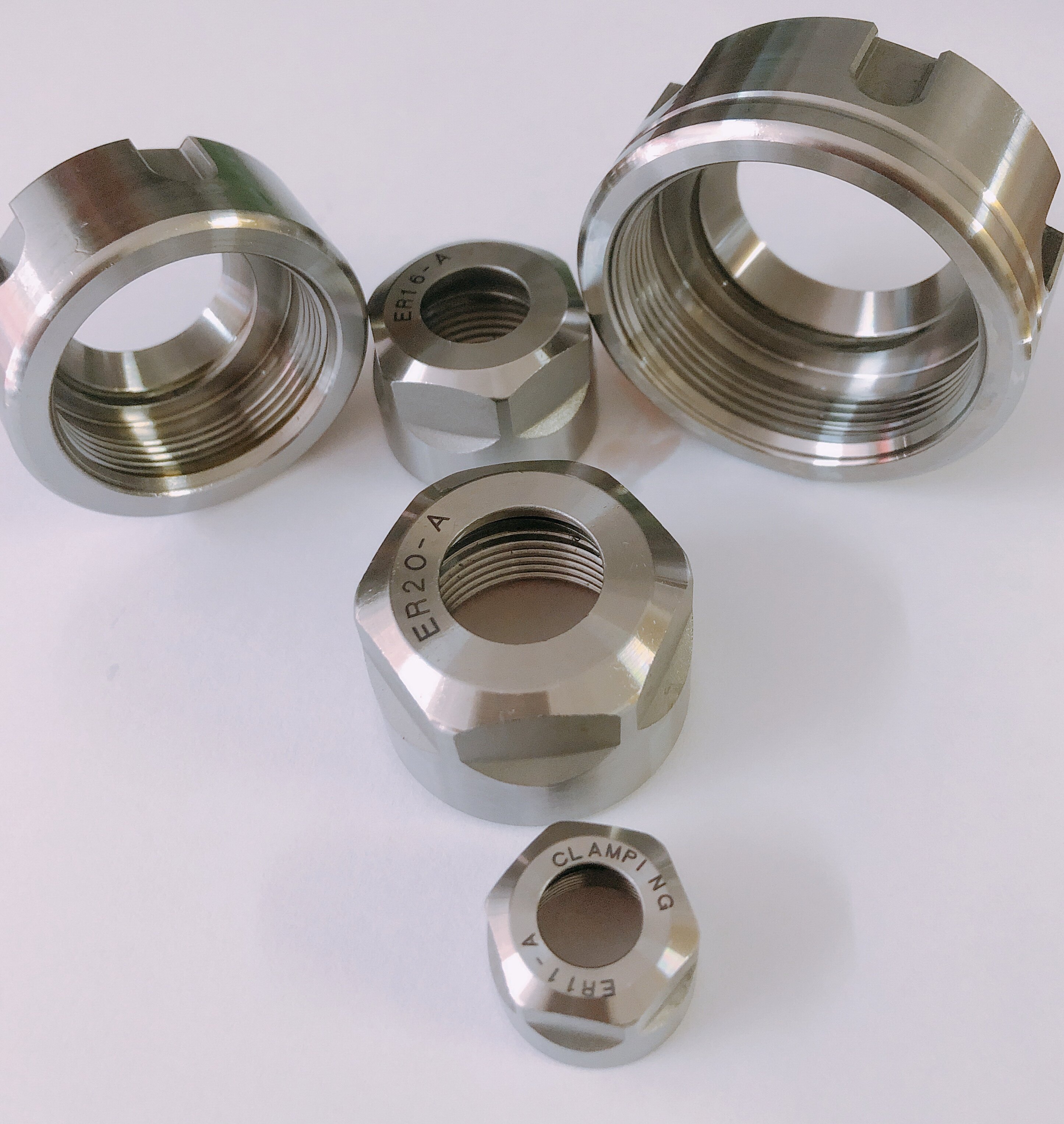 Engraving machine nut ER nut Dynamic balance nut Tool holder tool accessories CNC engraving machine spindle accessories