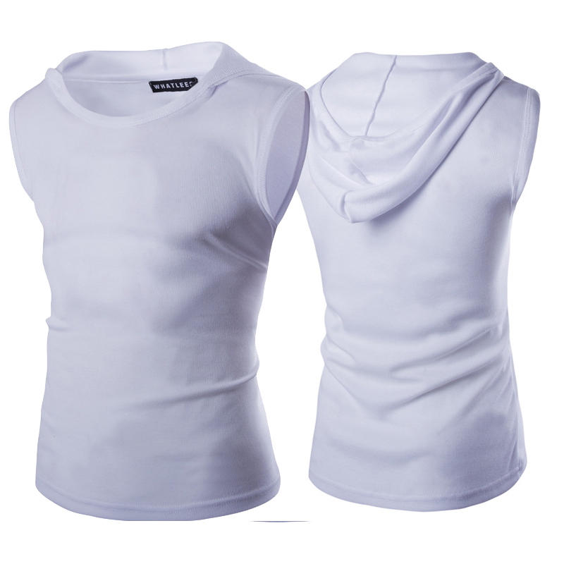 Áo vest nam cotton mùa hè đáy quần vest nam không tay phiên bản Hàn Quốc của quần bó sát thể thao bó sát áo vest nam ao thể thao