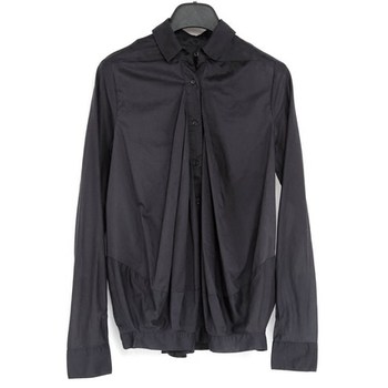 [Clearance]Old Style Casual Shirt with Thin Long Sleeves for Spring and Summer, Loose Fit with Pleats, Model 5A21258