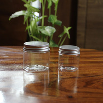 Guangzhou packaging bottle aluminum cap PET environmentally friendly plastic bottle powder powder tobacco wire gold molding assembly