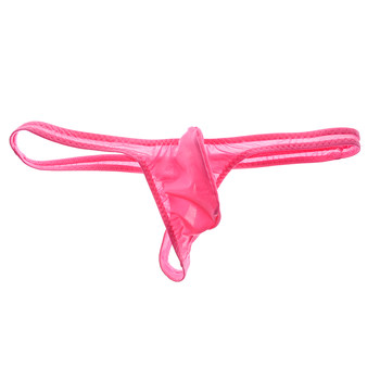 Men's Thin Ice Silk Bulge-Enhancing Thong Underwear, Semi-Transparent Men's Underwear, Pure Desire Men's Sexy Thong T-Back Underwear