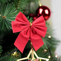 Christmas Tree decorations Christmas Bows Little Red bows diy Decorations Christmas Tree hanging ornaments