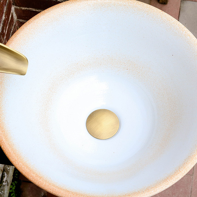 Pillar lavabo toilet stage basin floor industry integrated wind face simple ceramic is suing balcony column basin