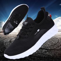 Mens net shoes summer new breathable deodorant one pedal old Beijing cloth shoes mesh casual shoes mesh shoes sneakers