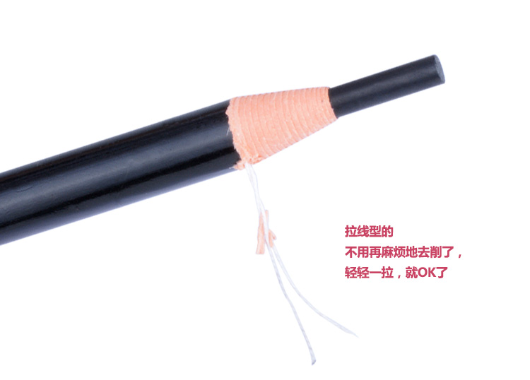 Chính hãng Hengsi 1818 kéo bút lông mày bút chì bền không thấm nước không nở bút kẻ mắt đậm cà phê nâu nâu xám - Bút chì lông mày / Bột / Stick bút kẻ chân mày 4d