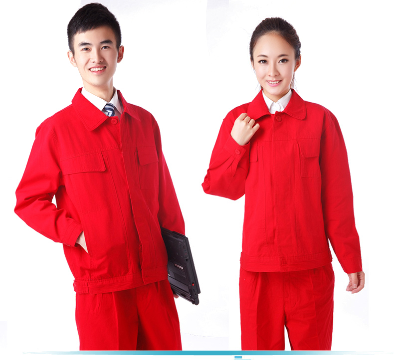 Quần yếm mùa thu và mùa đông phù hợp với nam in bông bảo hiểm lao động tự động sửa chữa quần áo kỹ thuật cotton tùy chỉnh quần yếm đỏ đồ bộ mặc nhà