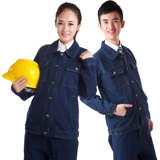 Демисезонные джинсы с начесом, износостойкий комбинезон