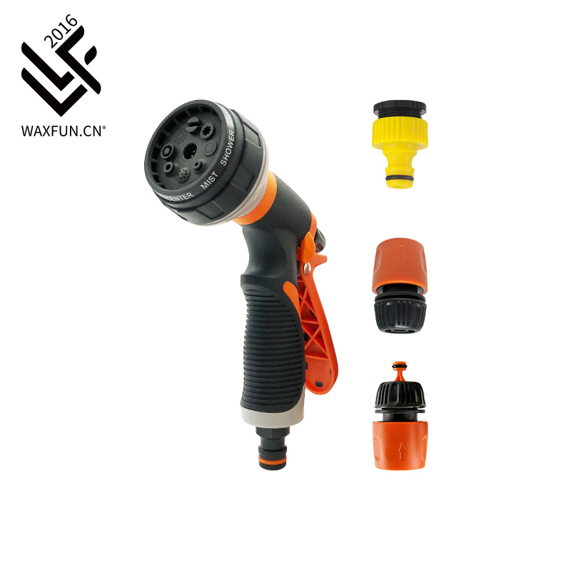 Wax powder multi-function shower car wash water gun gardening nozzle cleaning watering watering flowers and vegetables household water spray boutique