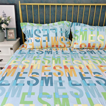 Color letter 100% Bamboo fiber bed goods Three sets of large size bed sheet Skin smooth and soft pitul customizable
