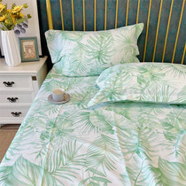 Brief Qings Hsinchu fiber bed linen Summer breathable cool sensation thickened Three sets of ex-gratia double quilt with single bamboo soft mat