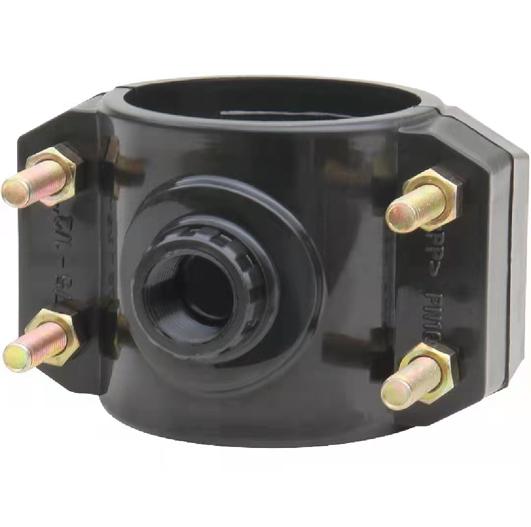 PE internal wire increase interface inner tooth three-way saddle water distributor repair section quick succession of the Haftar Festival pipeline increase interface