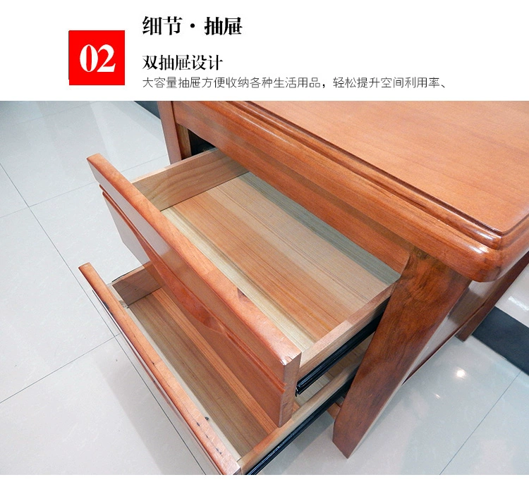 Đơn giản phòng ngủ gỗ tủ đầu giường hiện đại đặc biệt cung cấp miễn phí vận chuyển gỗ màu kinh tế Trung Quốc đã sẵn sàng tủ khóa tủ búp phê - Buồng